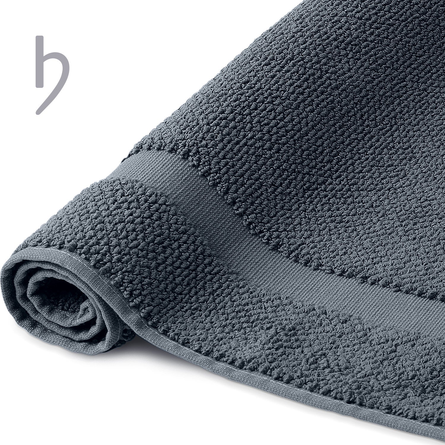 Badvorleger Spa 2er Set 50 x 80 cm Anthrazit