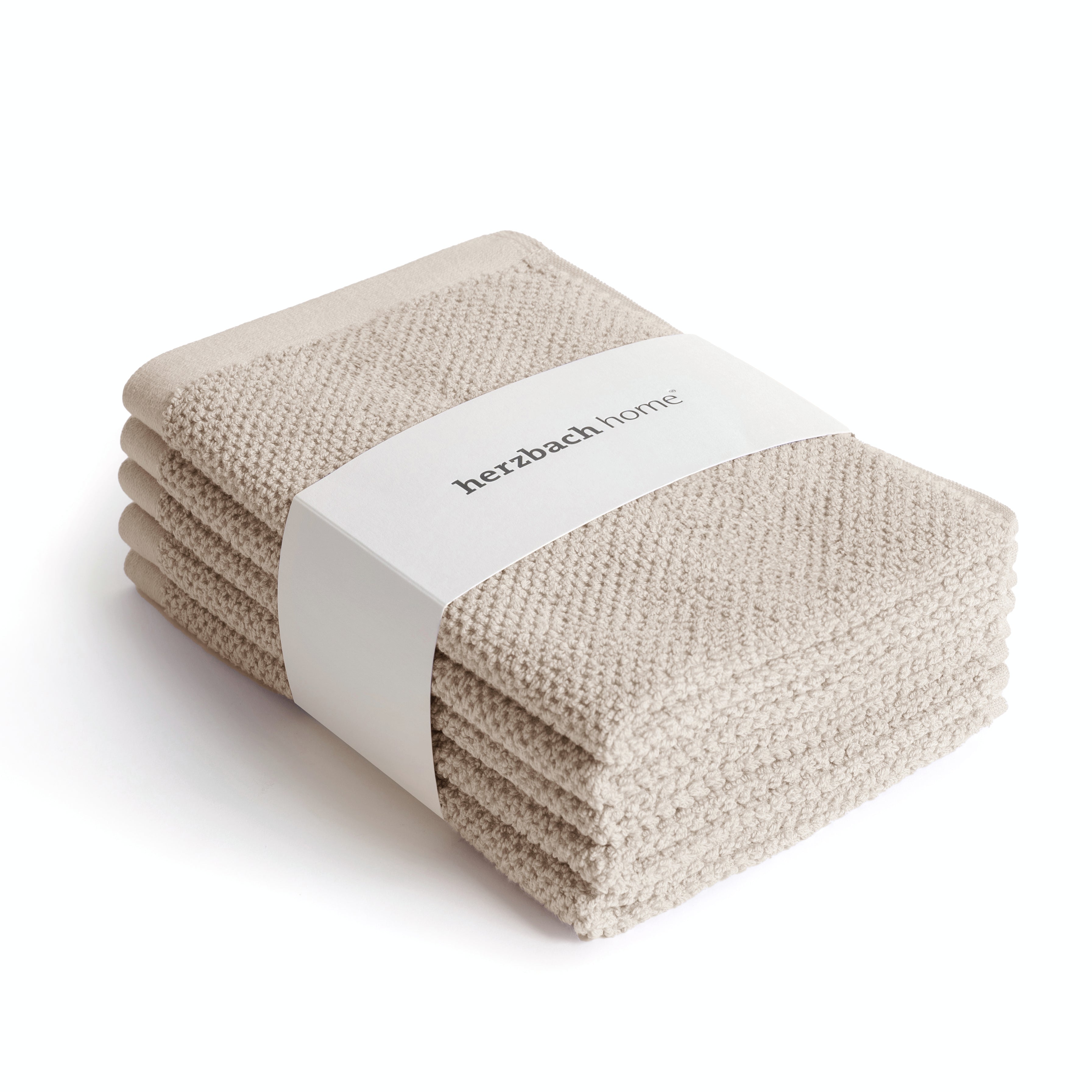 Gästehandtuch 5er Set Spa Sandgrau