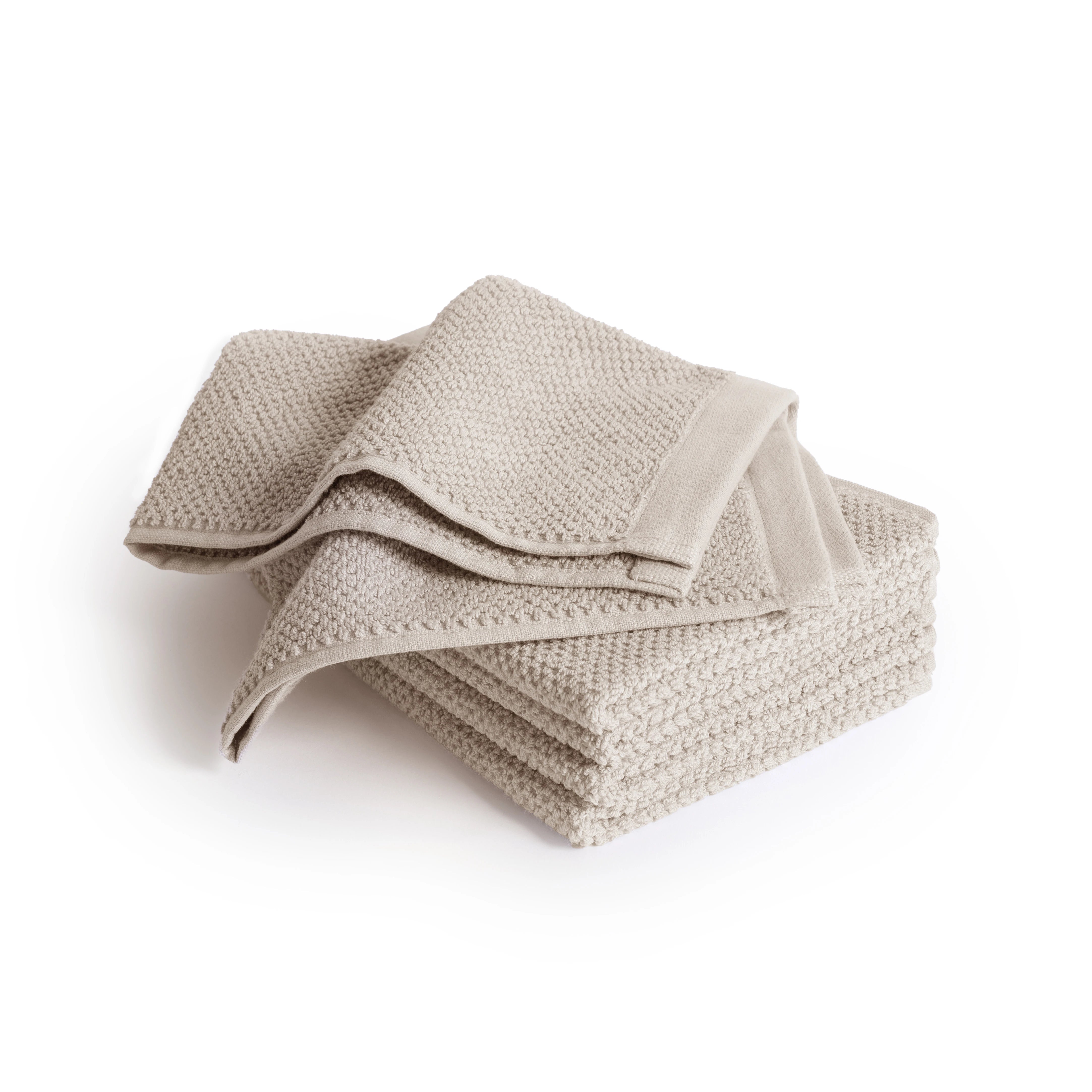 Gästehandtuch 5er Set Spa Sandgrau