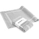 Bath mat Spa set of 2 50 x 80 cm silver grey
