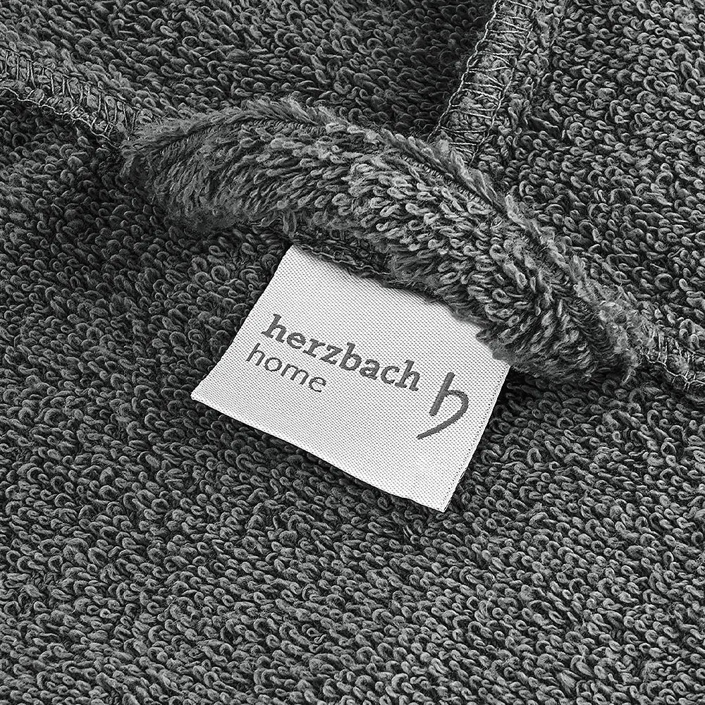 Bademantel Herren Anthrazit