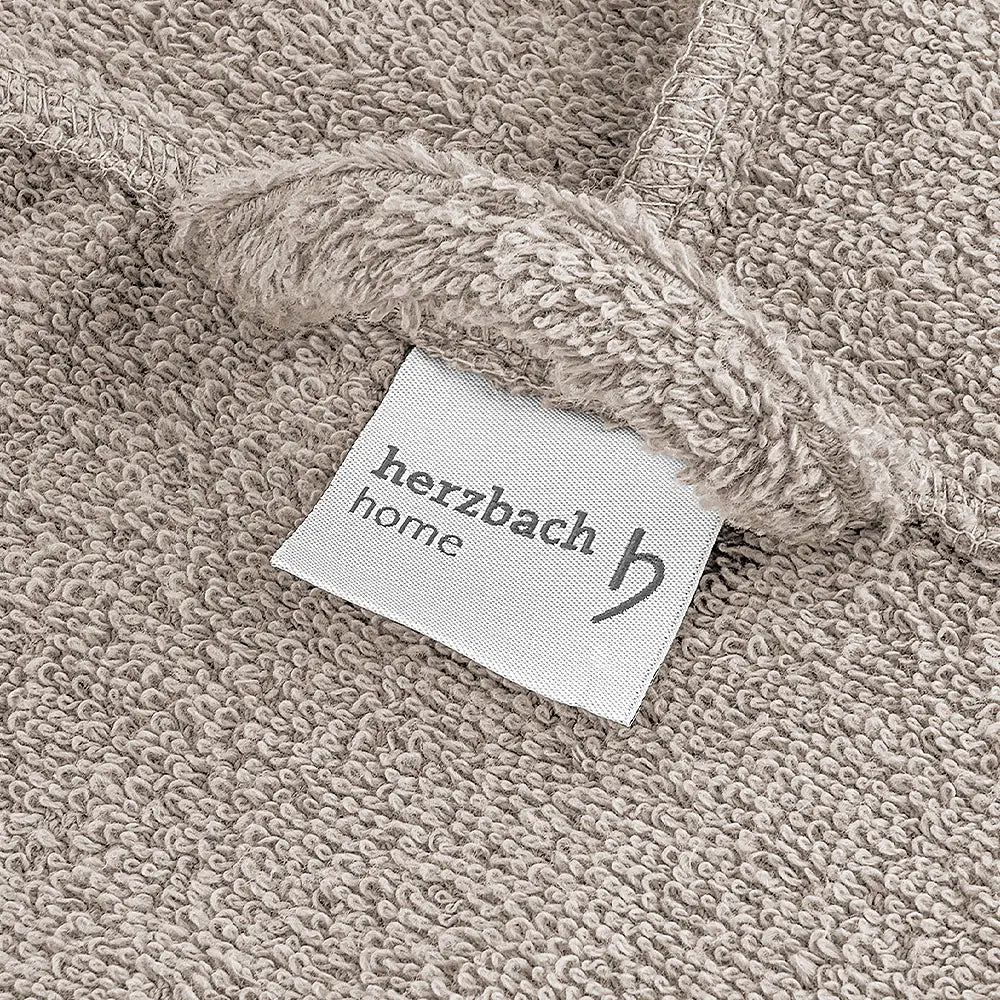Bademantel Herren Sandgrau