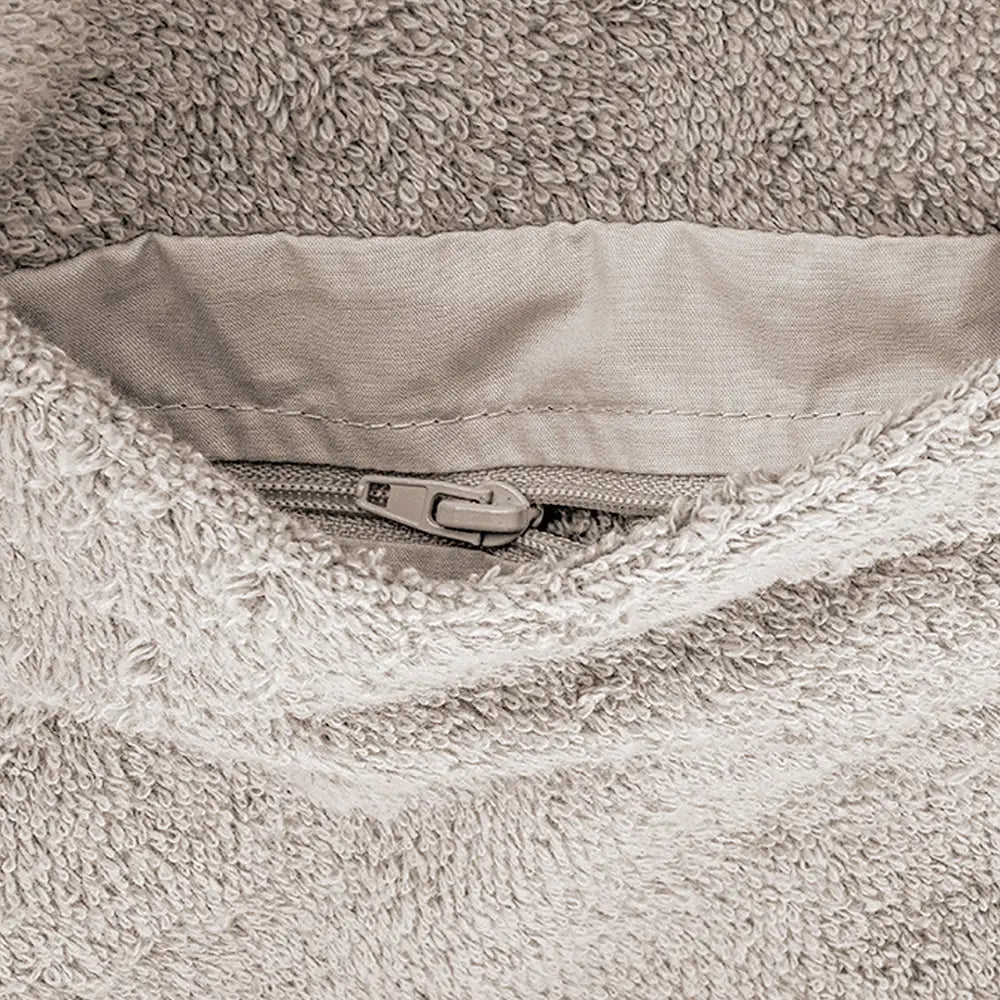 Bademantel Herren Sandgrau
