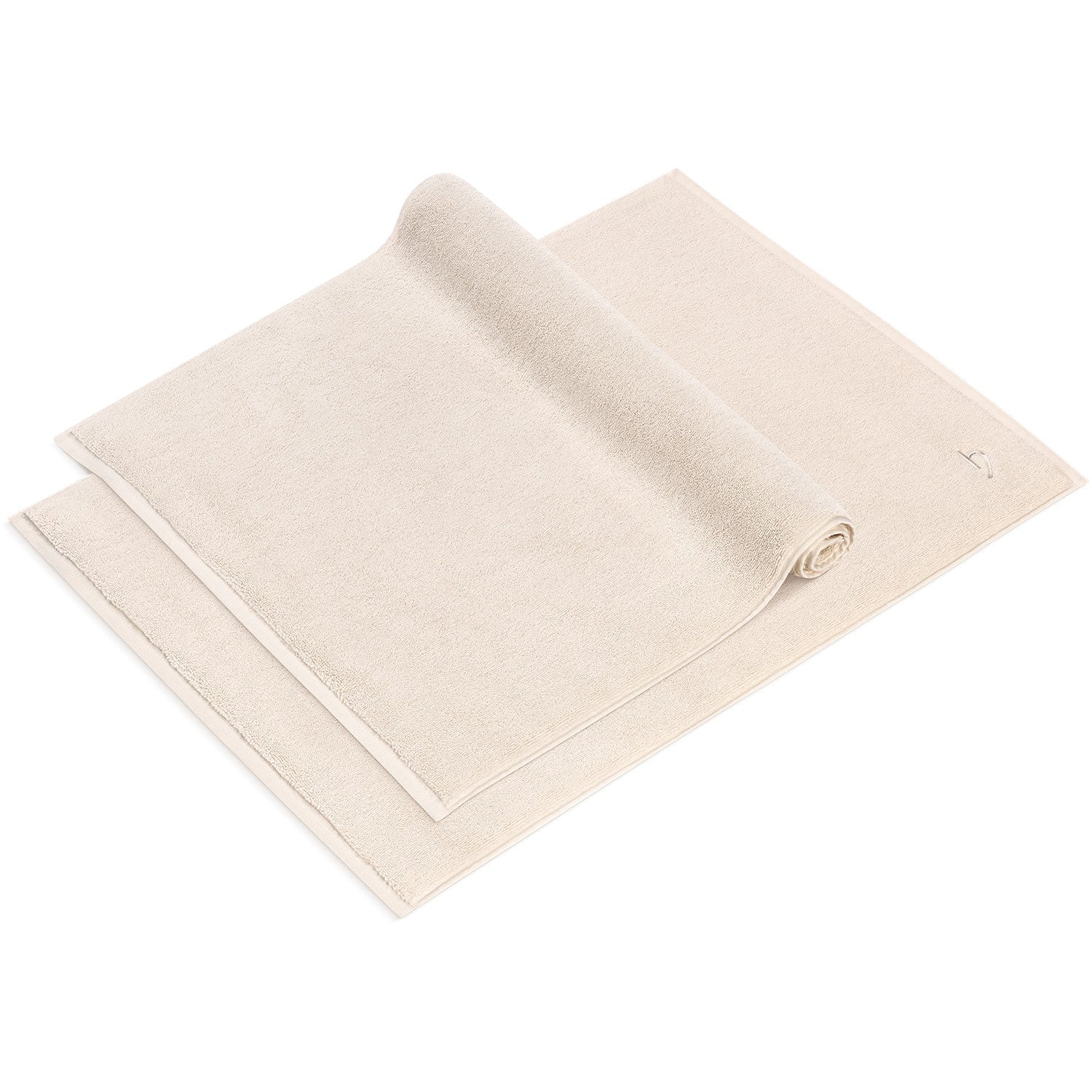 Badvorleger Pura 2er Set 50x70 cm Creme