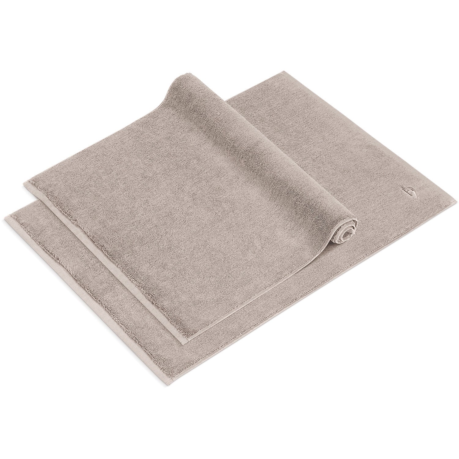 Badvorleger Pura 2er Set 50x70 cm Sandgrau