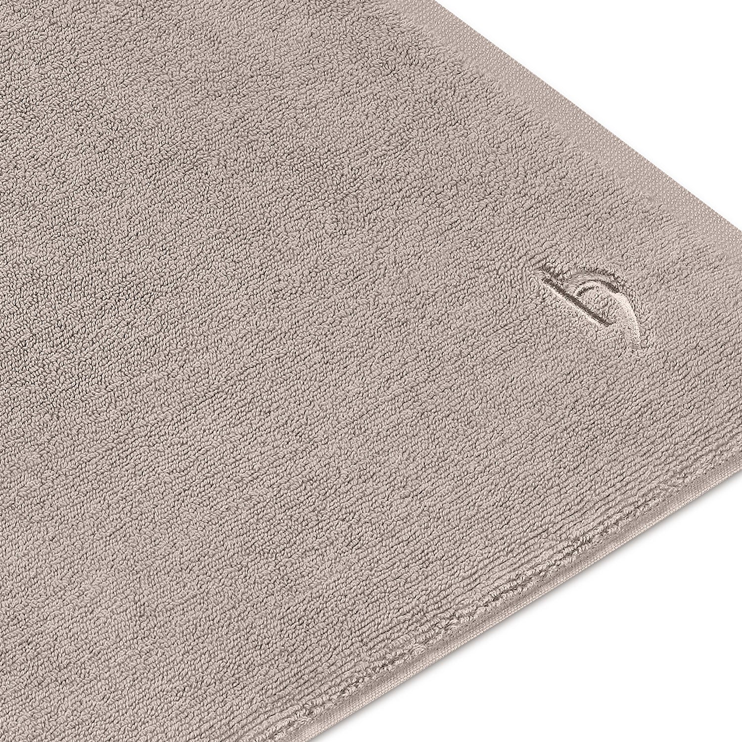 Pura bath mat set of 2 50x70 cm sand gray