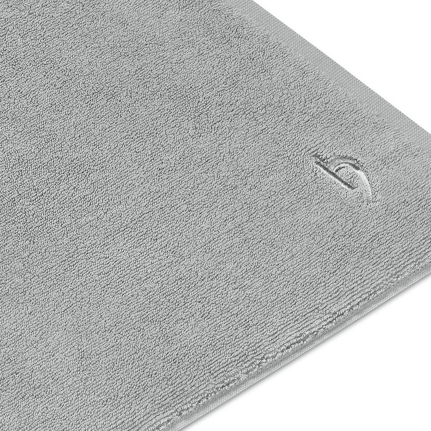 Bath mat Pura set of 2 50x70 cm silver grey