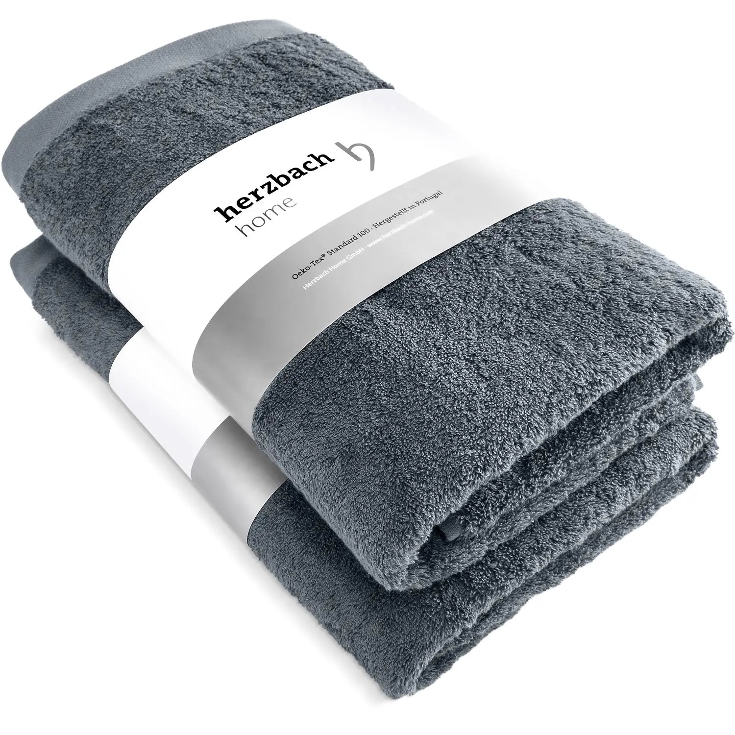 Duschtuch 2er Set Premium Anthrazit