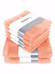6er Set Pura Coral 2x Duschtuch + 4x Handtuch