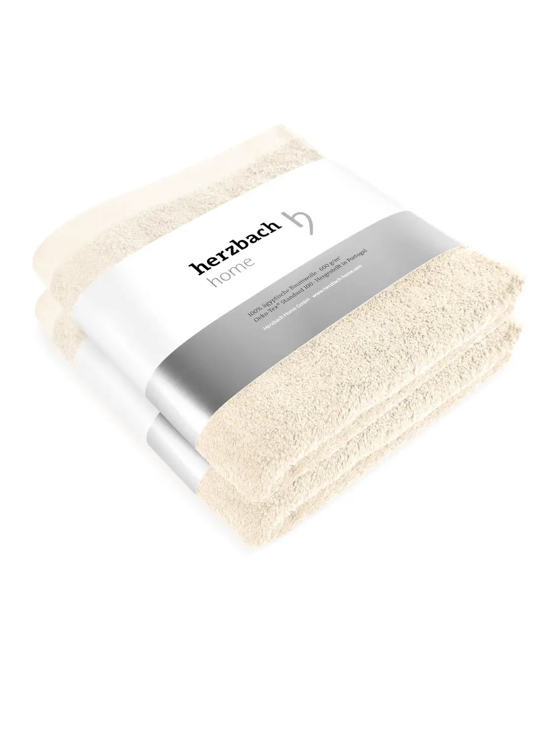 Handtuch 2er Set Premium Creme