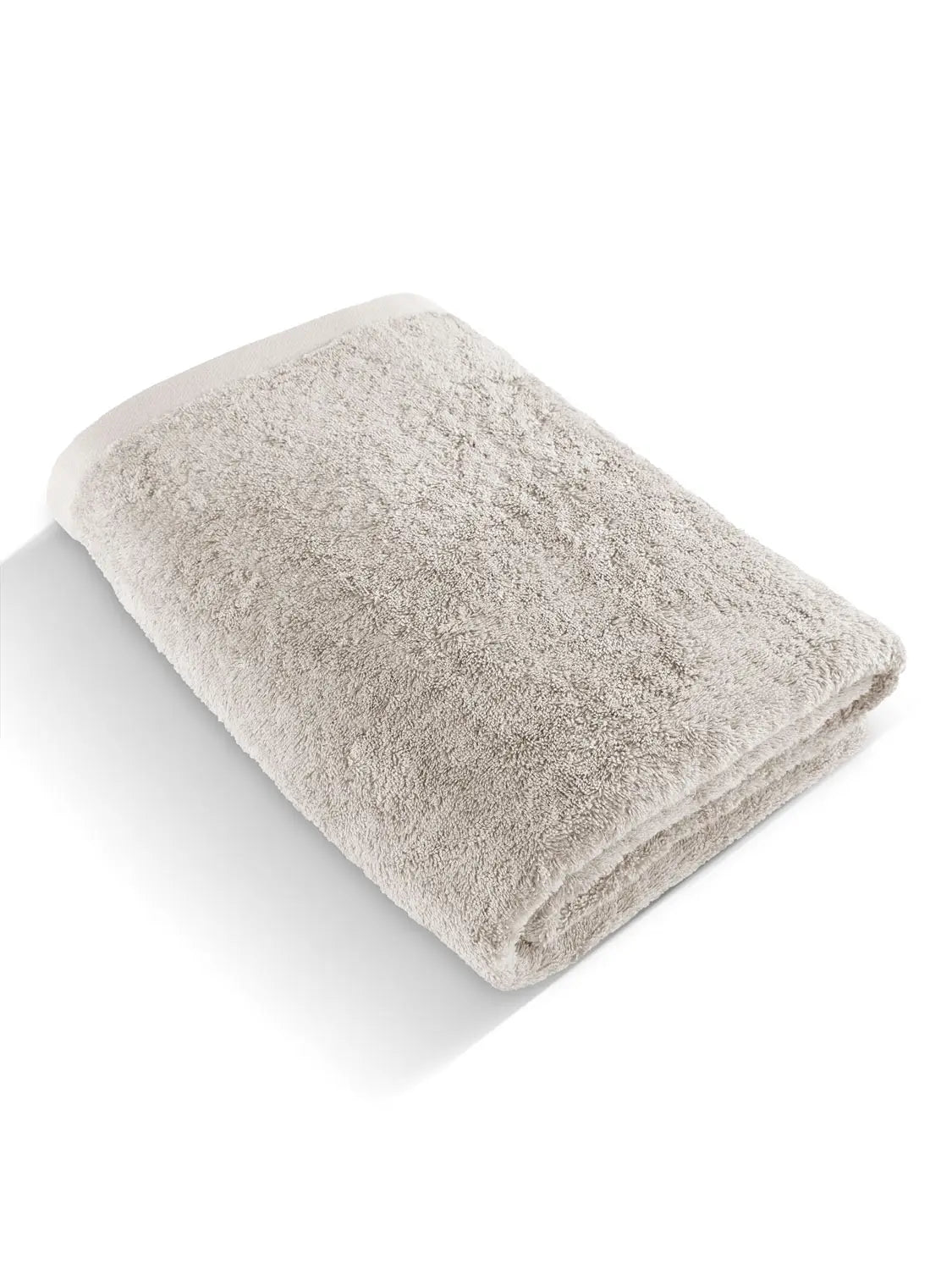 Pura sand grey bath towel