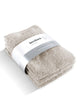 Guest towel set of 3 Pura sand grey
