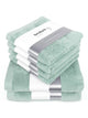 6er Set Pura Mint 2x Duschtuch + 4x Handtuch