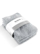 Guest towel set of 3 Pura silver grey