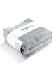 Set of 3 washcloths Pura silver grey