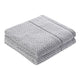 Bath towel set of 2 Italiana silver grey
