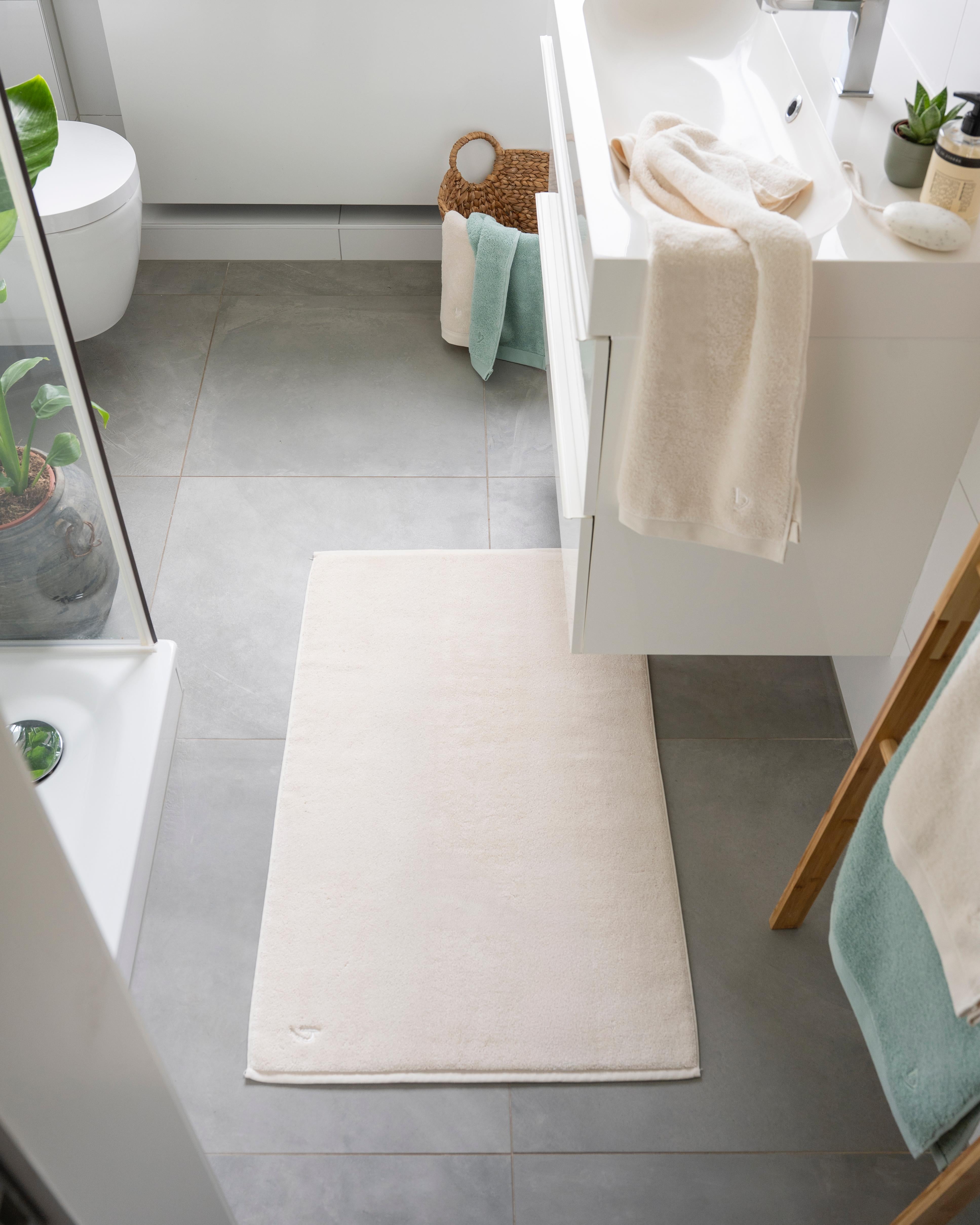 Badvorleger Pura 2er Set 50x70 cm Creme