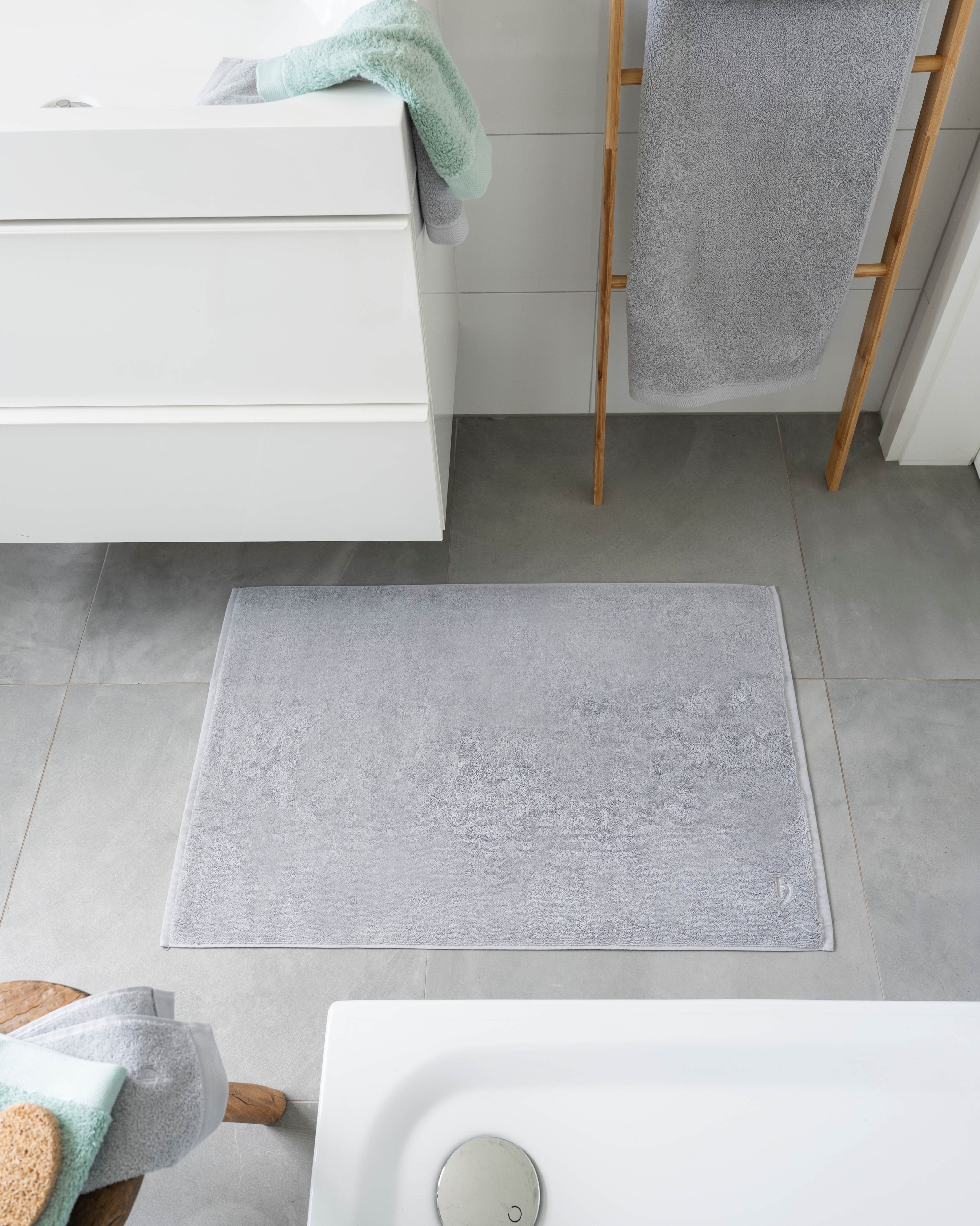 Badvorleger Pura 2er Set 50x70 cm Silbergrau