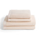 Set of 4 Spa Cream 2x Bath Towel + 2x Hand Towel