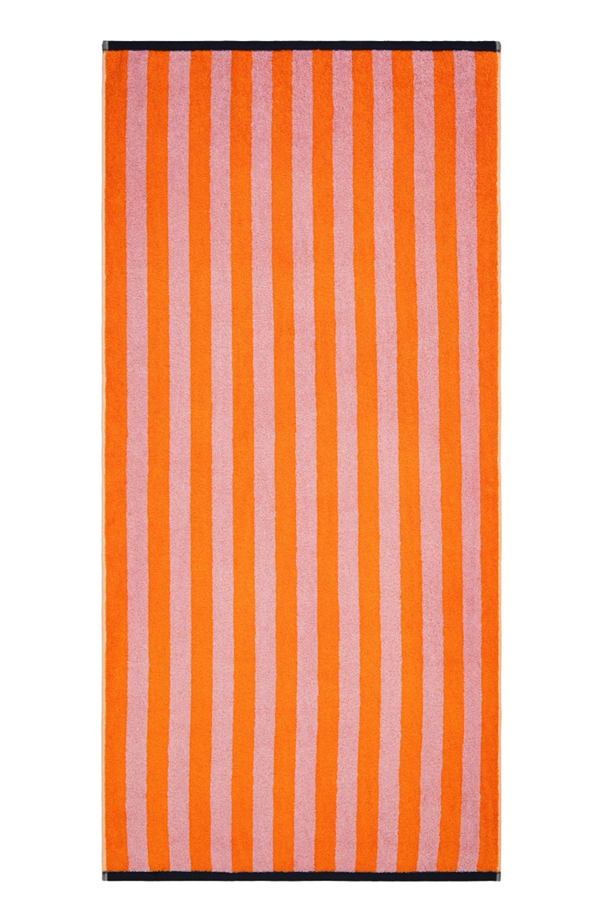 Duschtuch GOOD VIBES Mandarin/ Rosa