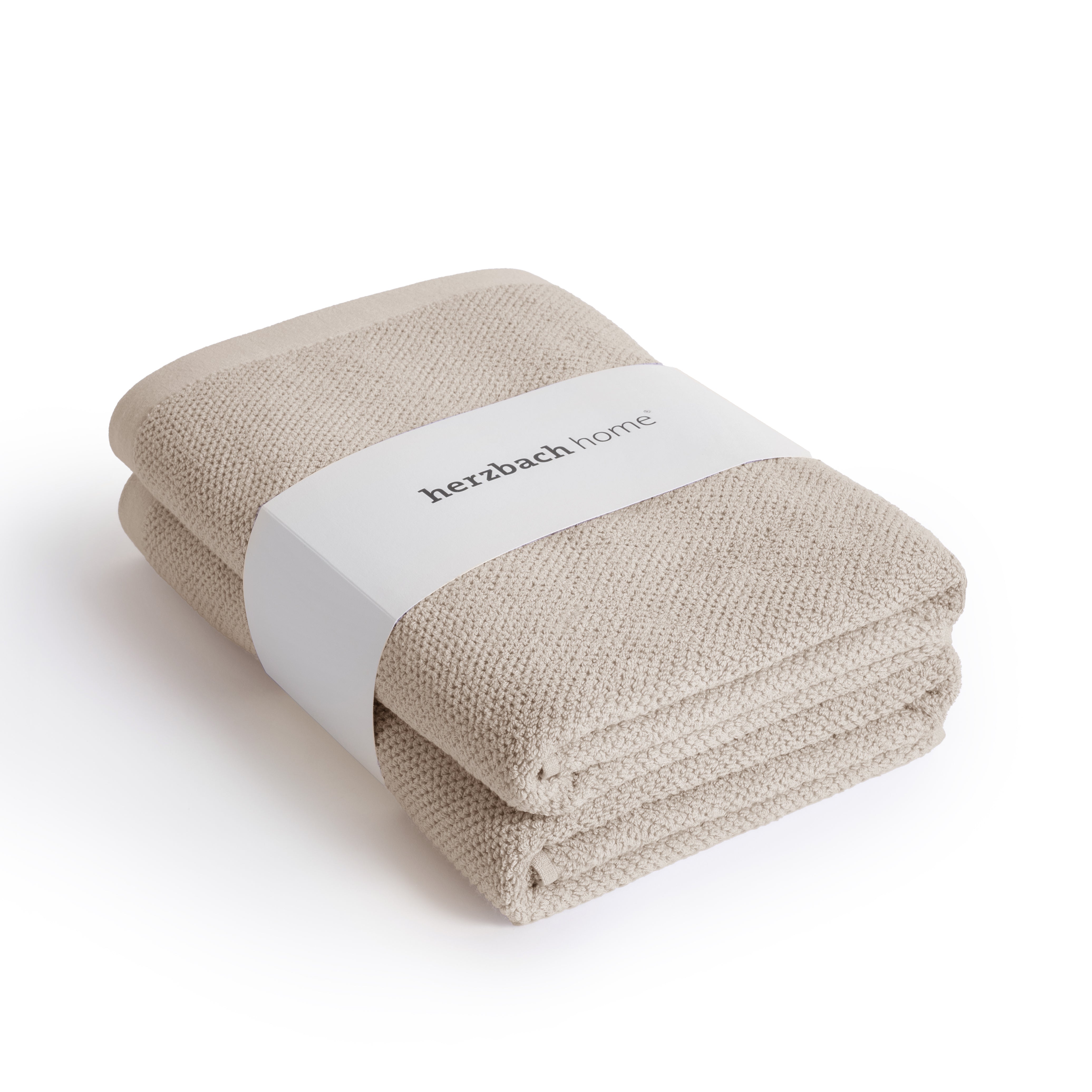 Duschtuch 2er Set Spa Sandgrau