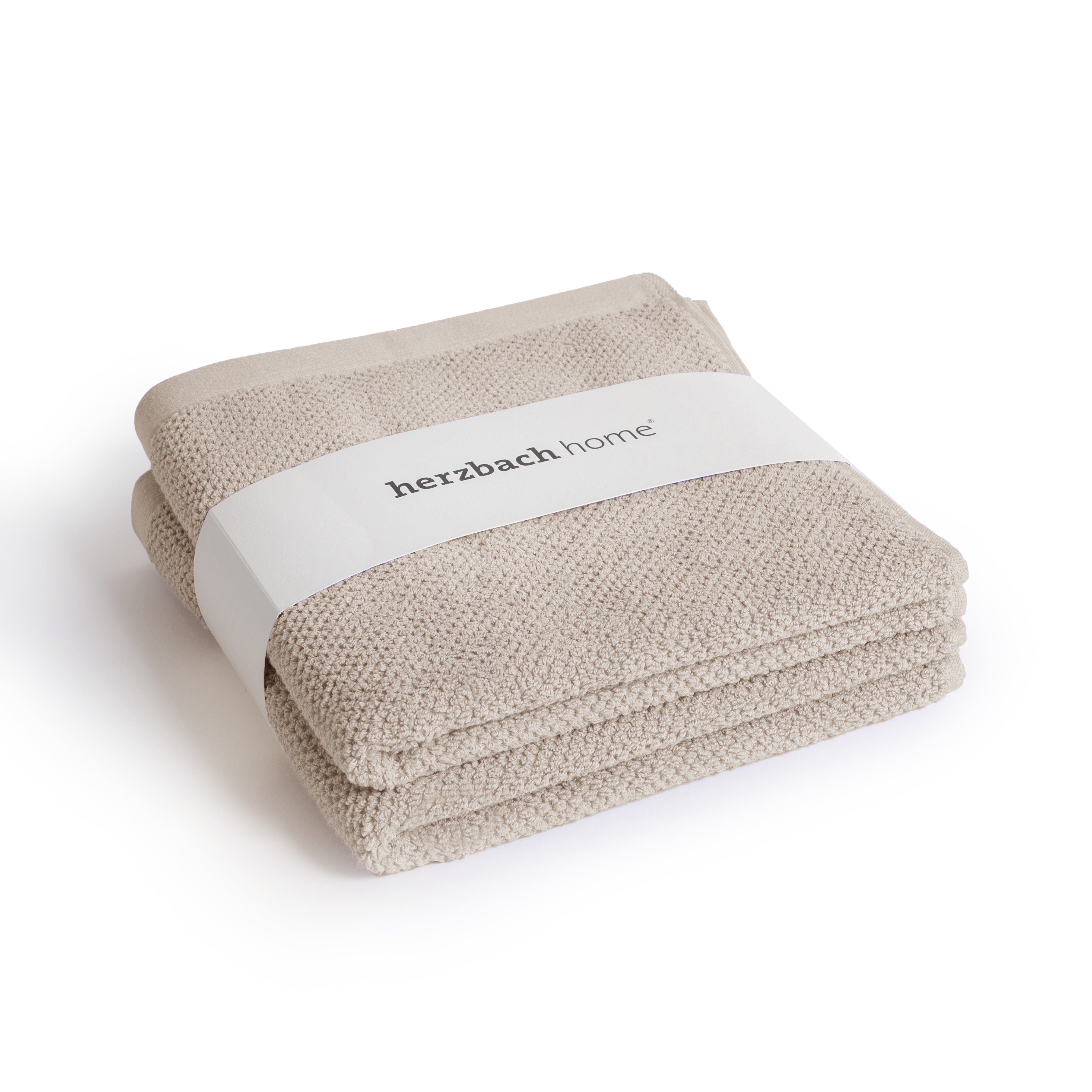 Handtuch 2er Set Spa Sandgrau