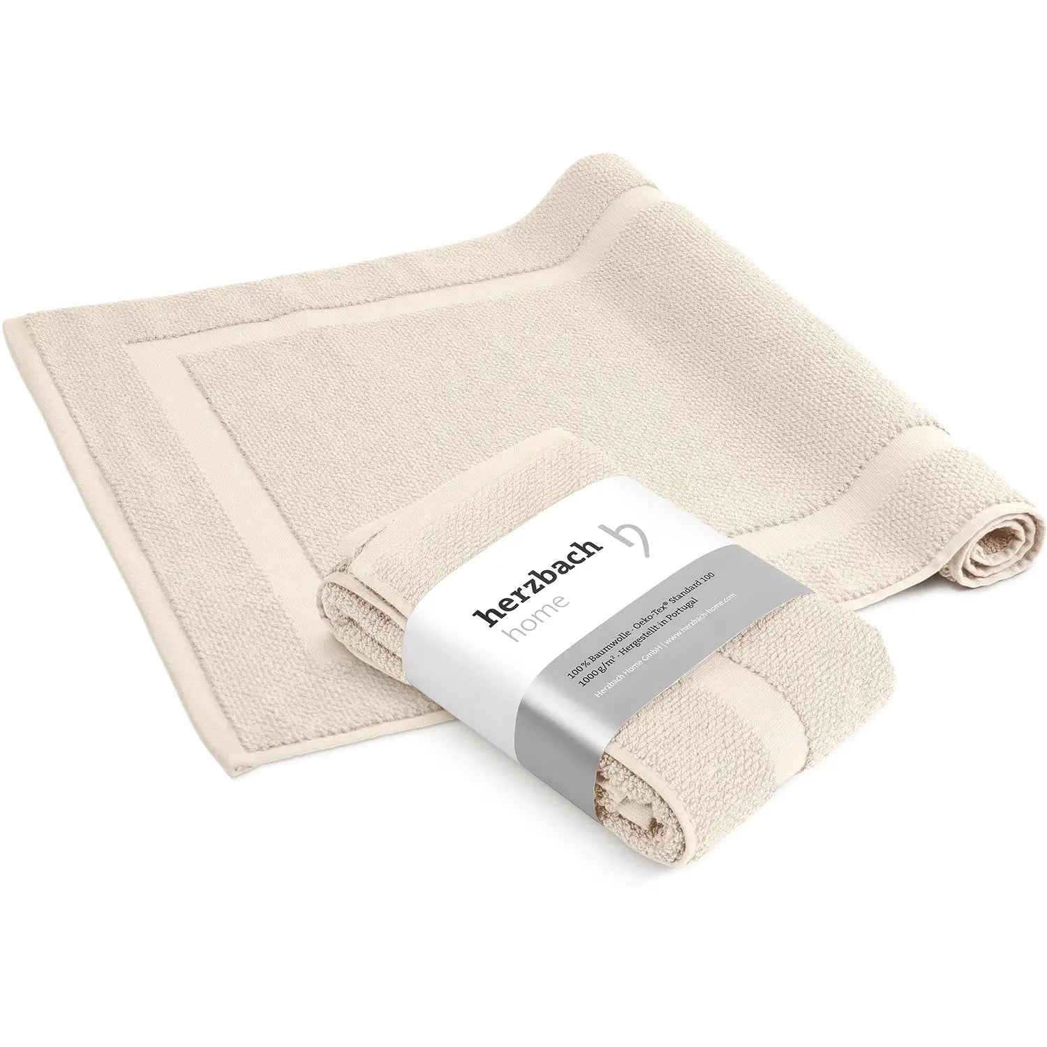 Badvorleger Spa 2er Set 50 x 80 Creme