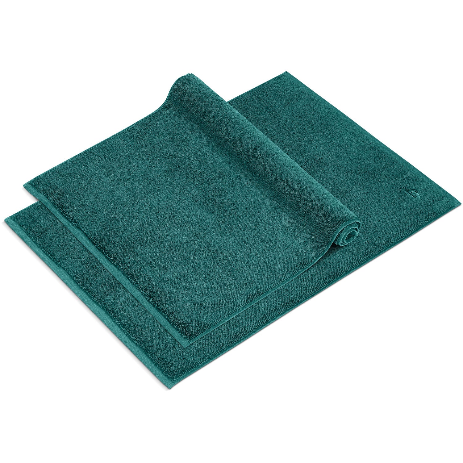 Badvorleger Pura 2er Set 50x70 cm Ozeangrün