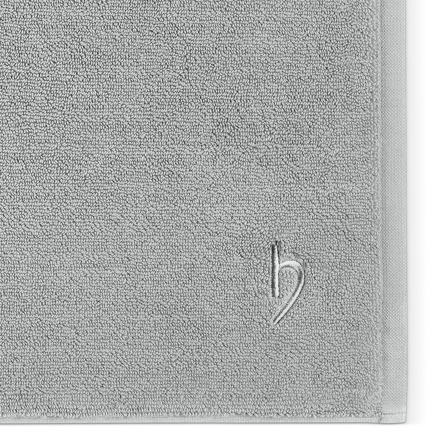 Badvorleger Pura 2er Set 50x70 cm Silbergrau