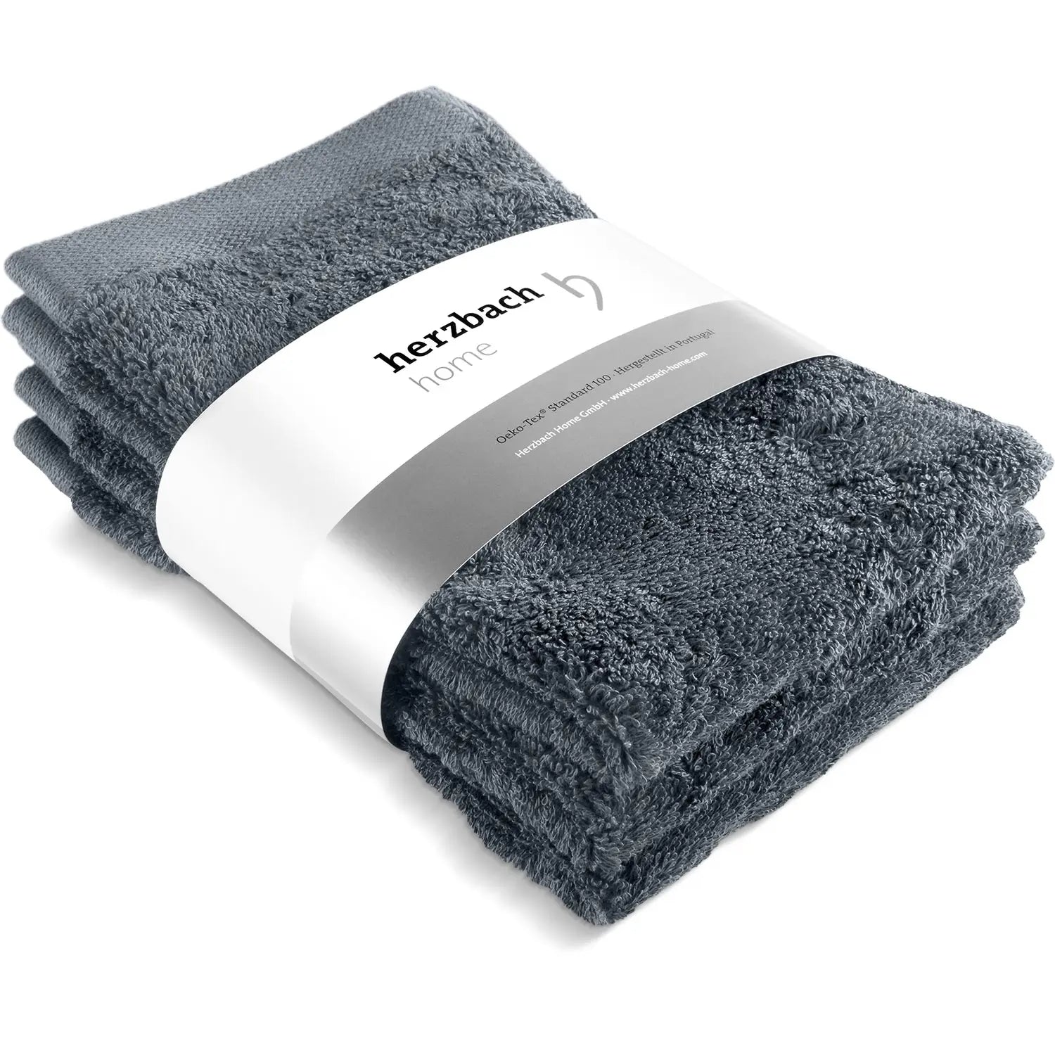 Gästehandtuch 3er Set Premium Anthrazit