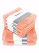 6er Set Premium Coral 2x Duschtuch + 4x Handtuch