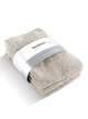Gästehandtuch 3er Set Pura Sandgrau