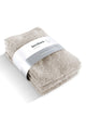 Gästehandtuch 3er Set Premium Sandgrau