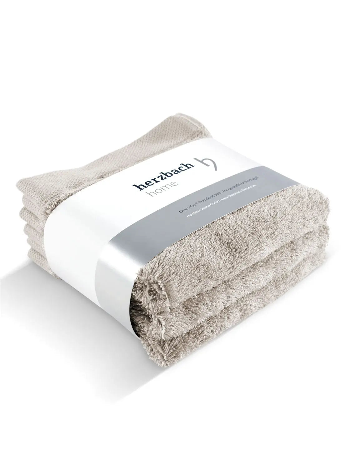 Seiftuch 3er Set Premium Sandgrau