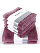 6er Set Premium Malve 2x Duschtuch + 4x Handtuch