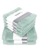 6er Set Premium Mint 2x Duschtuch + 4x Handtuch