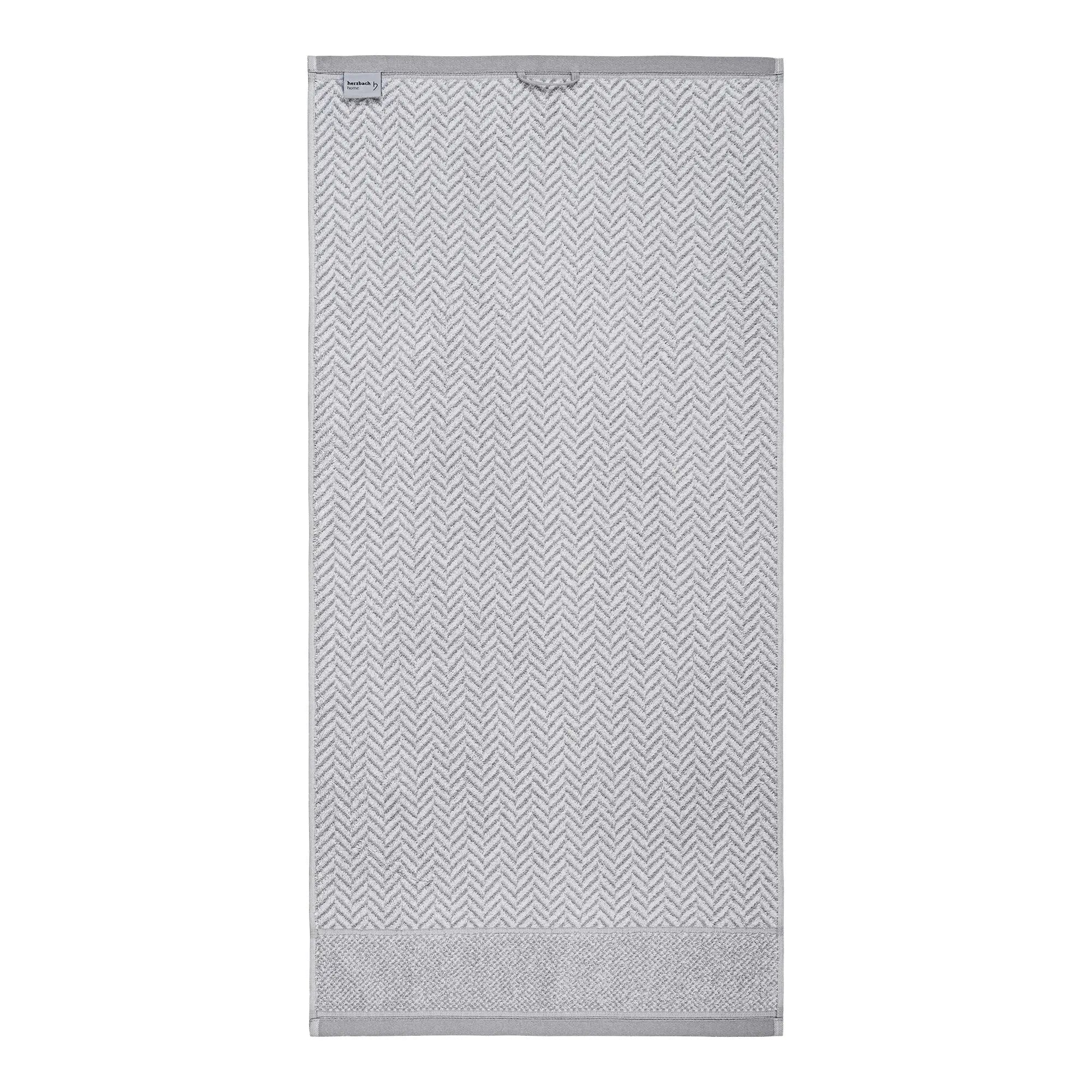 Duschtuch 2er Set Italiana Silbergrau