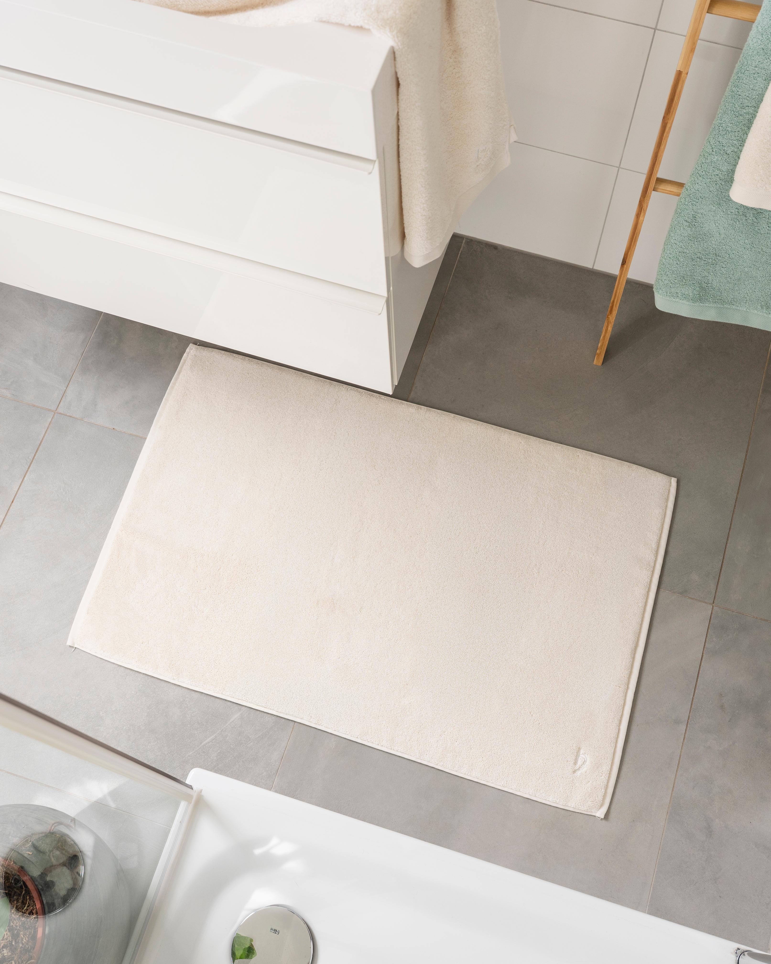 Badvorleger Pura 2er Set 50x70 cm Creme