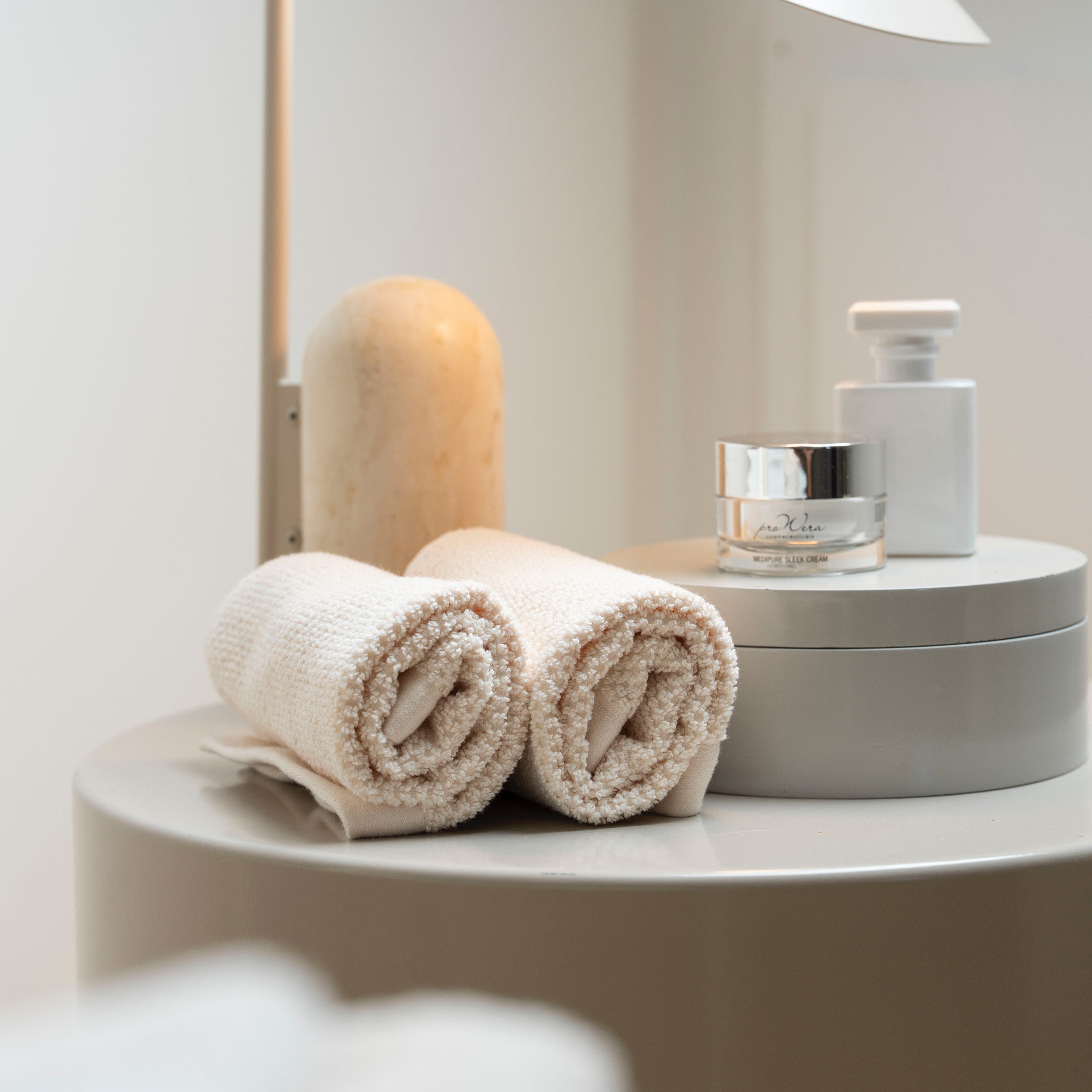 Gästehandtuch 5er Set Spa Creme