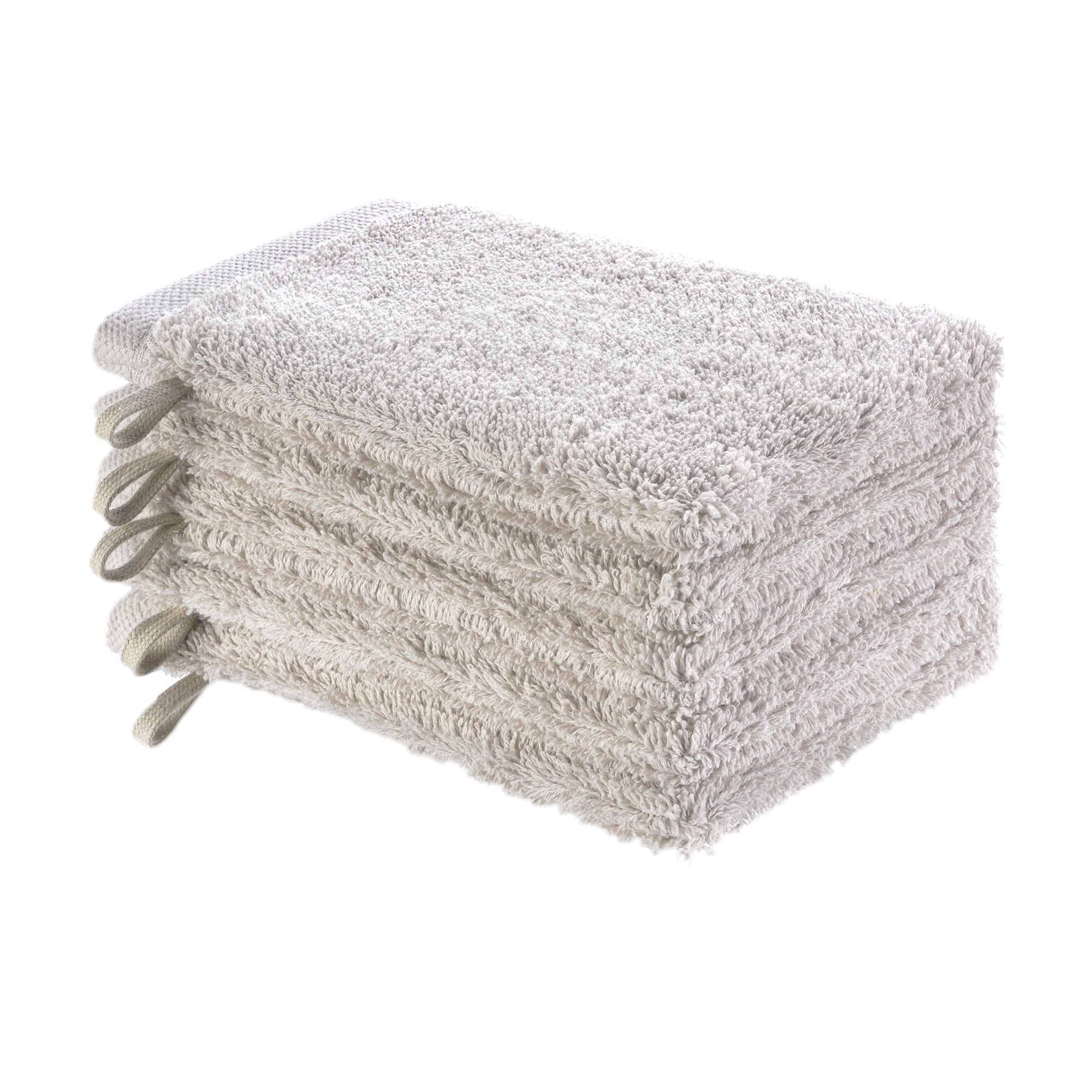 Waschhandschuhe 5er Set Pura Sandgrau