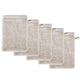 Waschhandschuhe 5er Set Pura Sandgrau